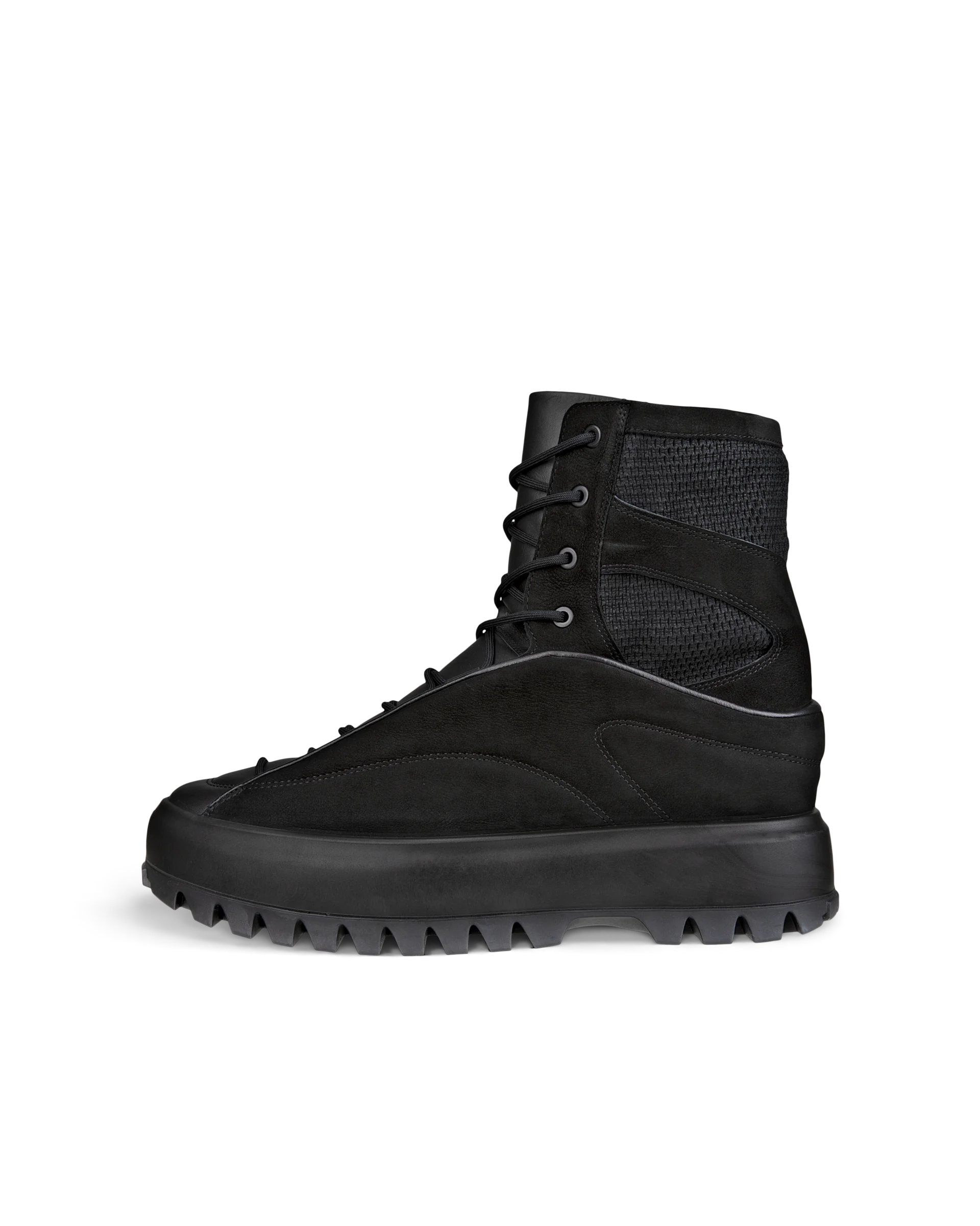 ECCO STREET ACE RAL7000 M Herren Stiefel aus Nubukleder Schwarz
