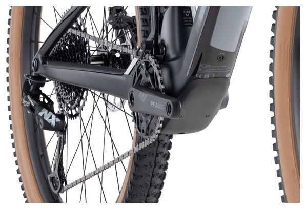 VTT Électrique Tout-Suspendu BMC Fourstroke AMP LT Three Sram NX Eagle 12V 360 Wh 29'' Gris Iron Noir 2024