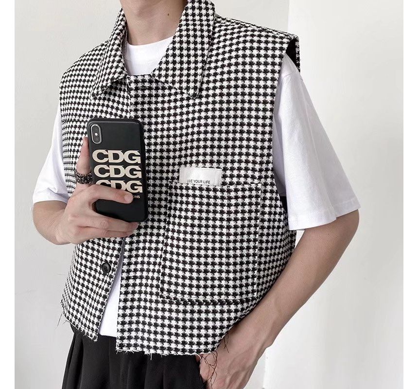 Dukakis - Pied-de-poule vest