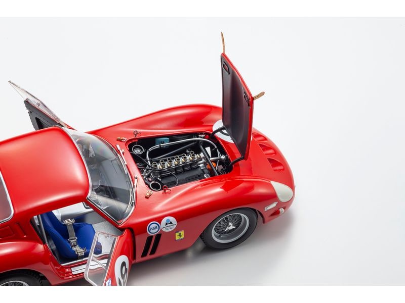Kyosho Ferrari 250 GTO 1st Daytona 3H 1:18 Detailgetreues Modellauto für Sammler im Massstab 1:18