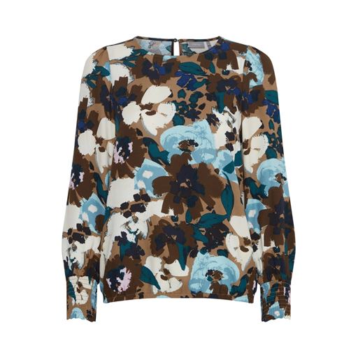 Fransa Langærmet Bluse, Tiger's Eye, XXL