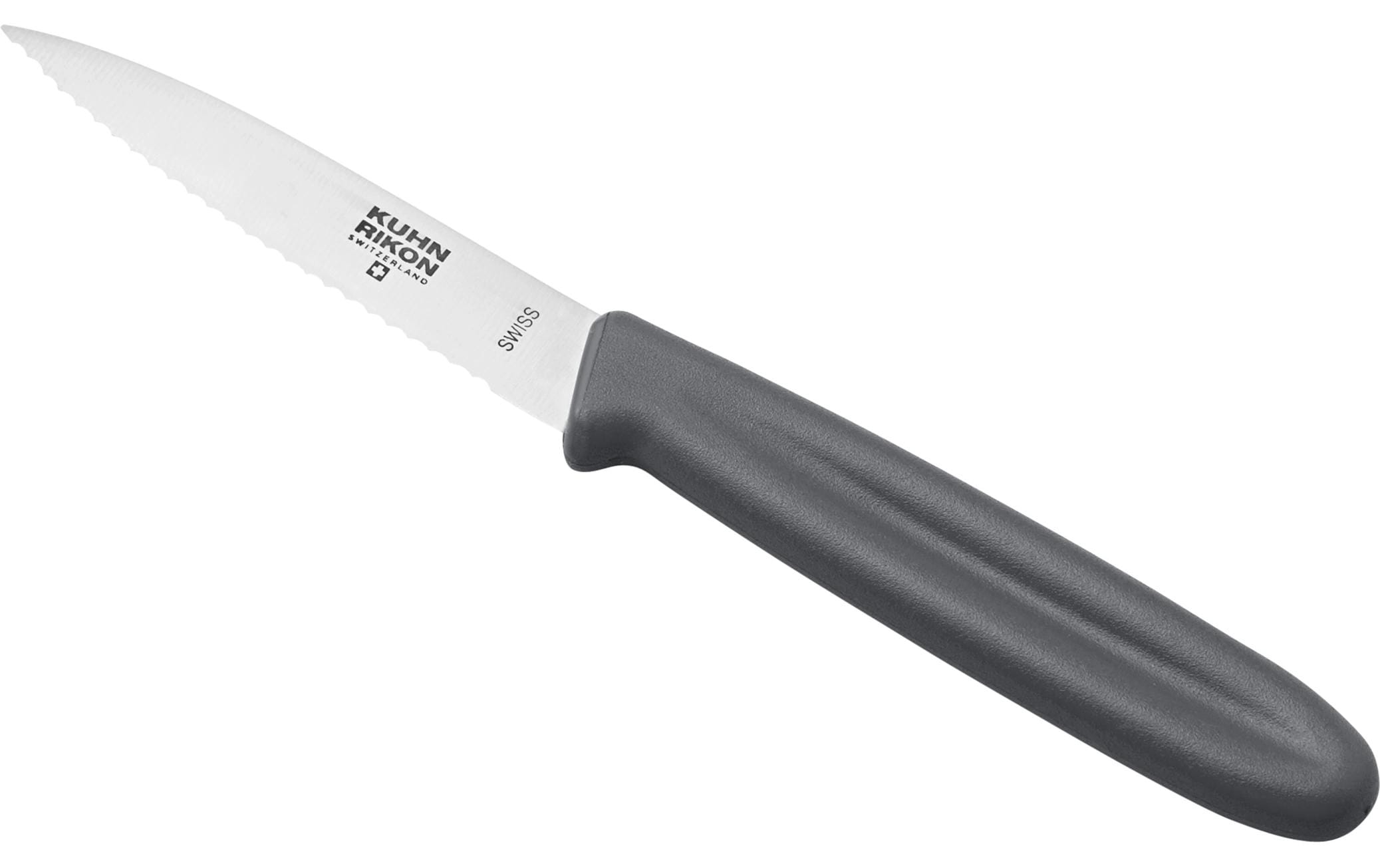 Rüstmesser Swiss Knife Wellenschliff, GrauGemüsemesser