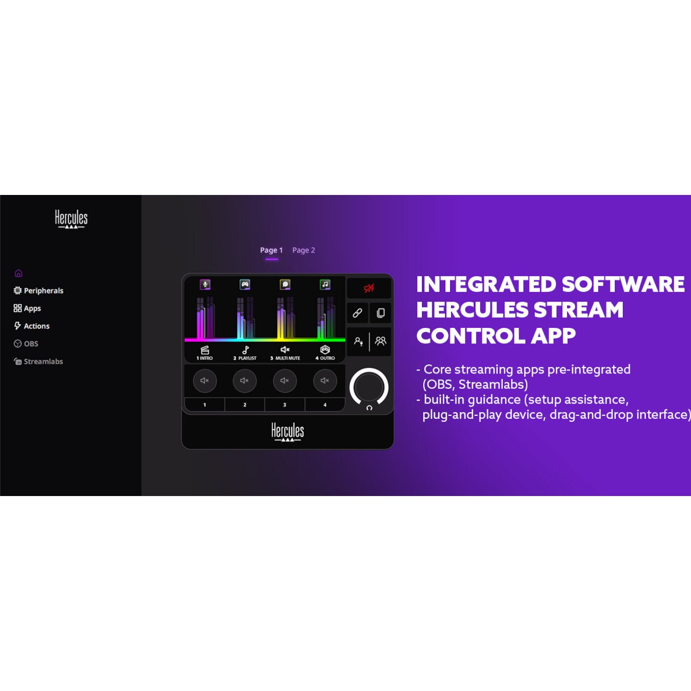 Hercules Stream 200 XLR pro audio controller