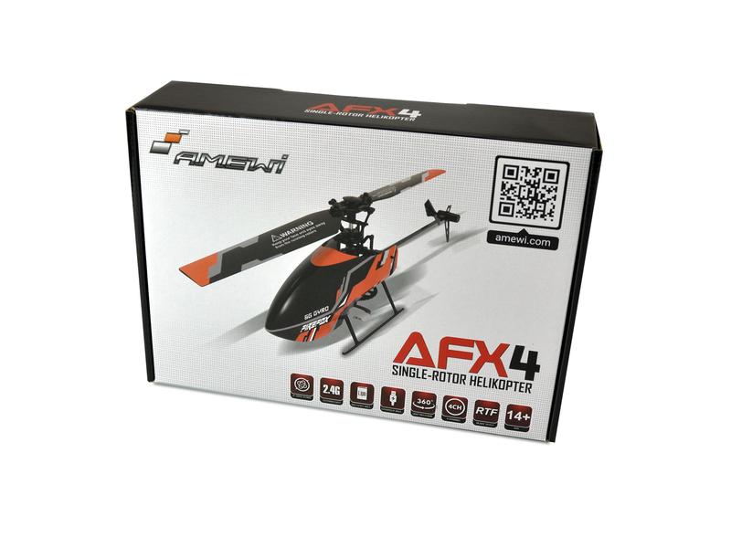 Amewi Helikopter AFX4 Single Rotor RTF Singlerotor Helikopter mit 6 Achs Gyro