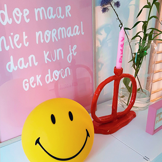 doe maar niet normaal dan kun je gek doen poster A4 panter