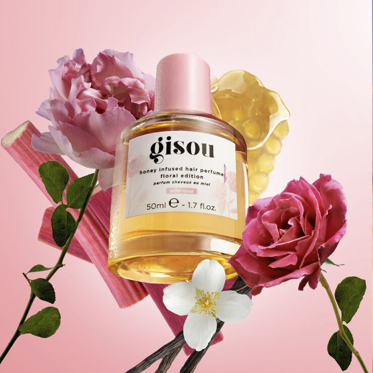 GISOU Honey Infused Hair Perfume blomsterudgave - Vild rose