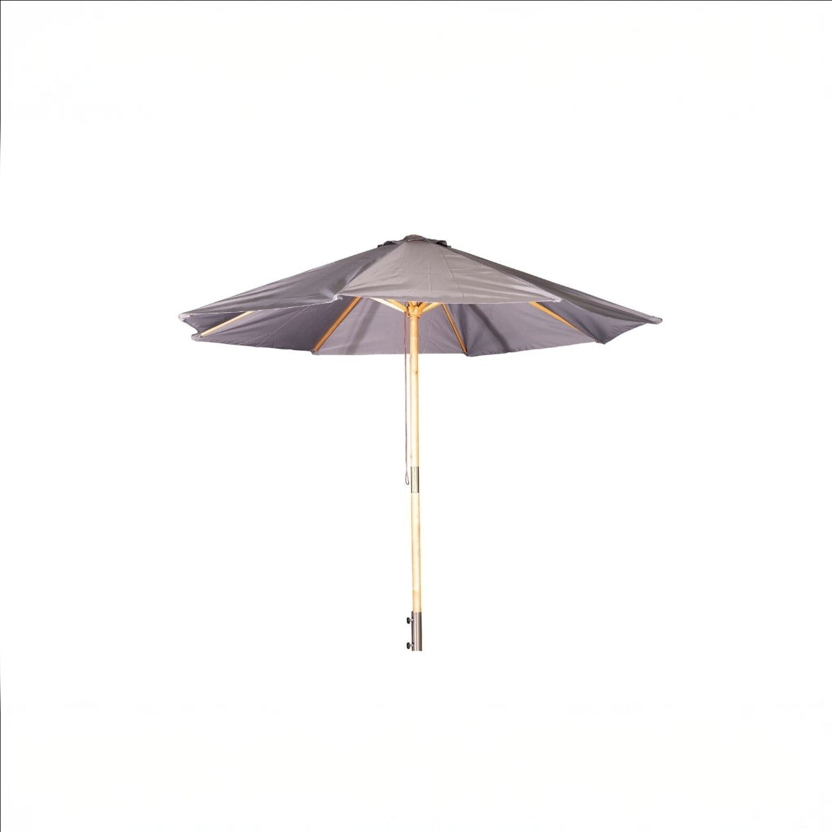 FjÃ´rd - Parasol Grijs Ã300cm - Hout - Ixos
