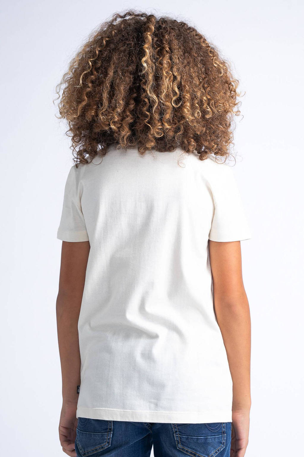 Petrol Industries T-shirt met logo offwhite