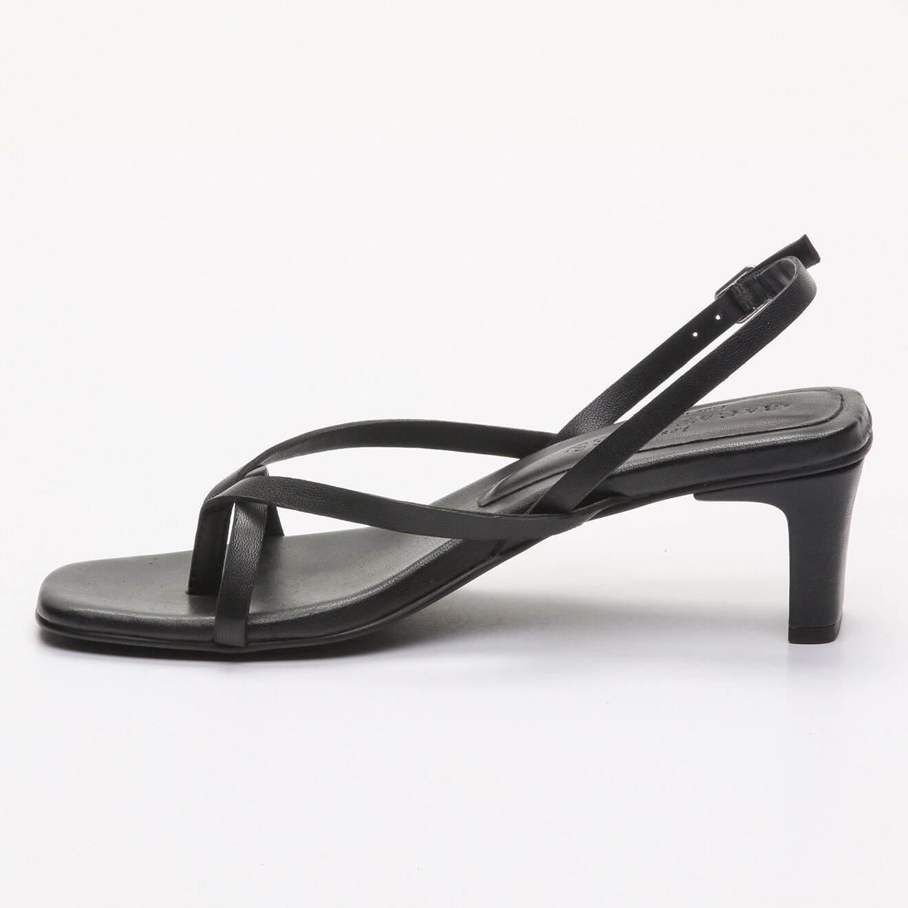 Les Bagatelles Sandales en Cuir Chumani noires - Talon 5 cm