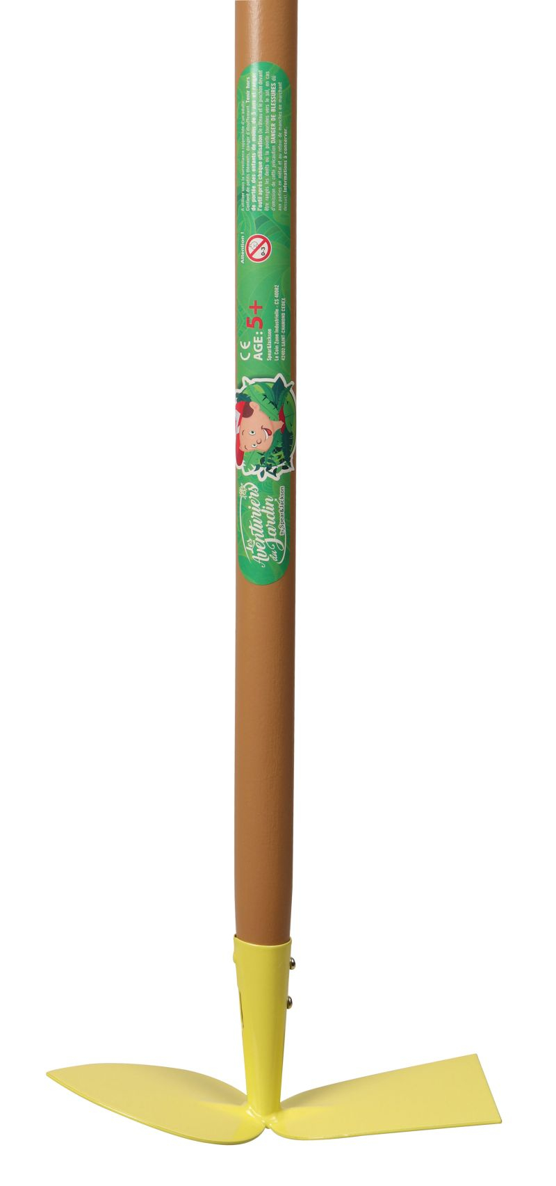 Piochon enfant métal manche bois