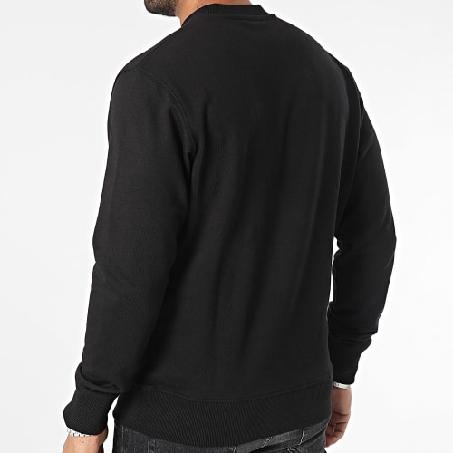Sweat Crewneck Logo Flock 75GAIT03 Noir