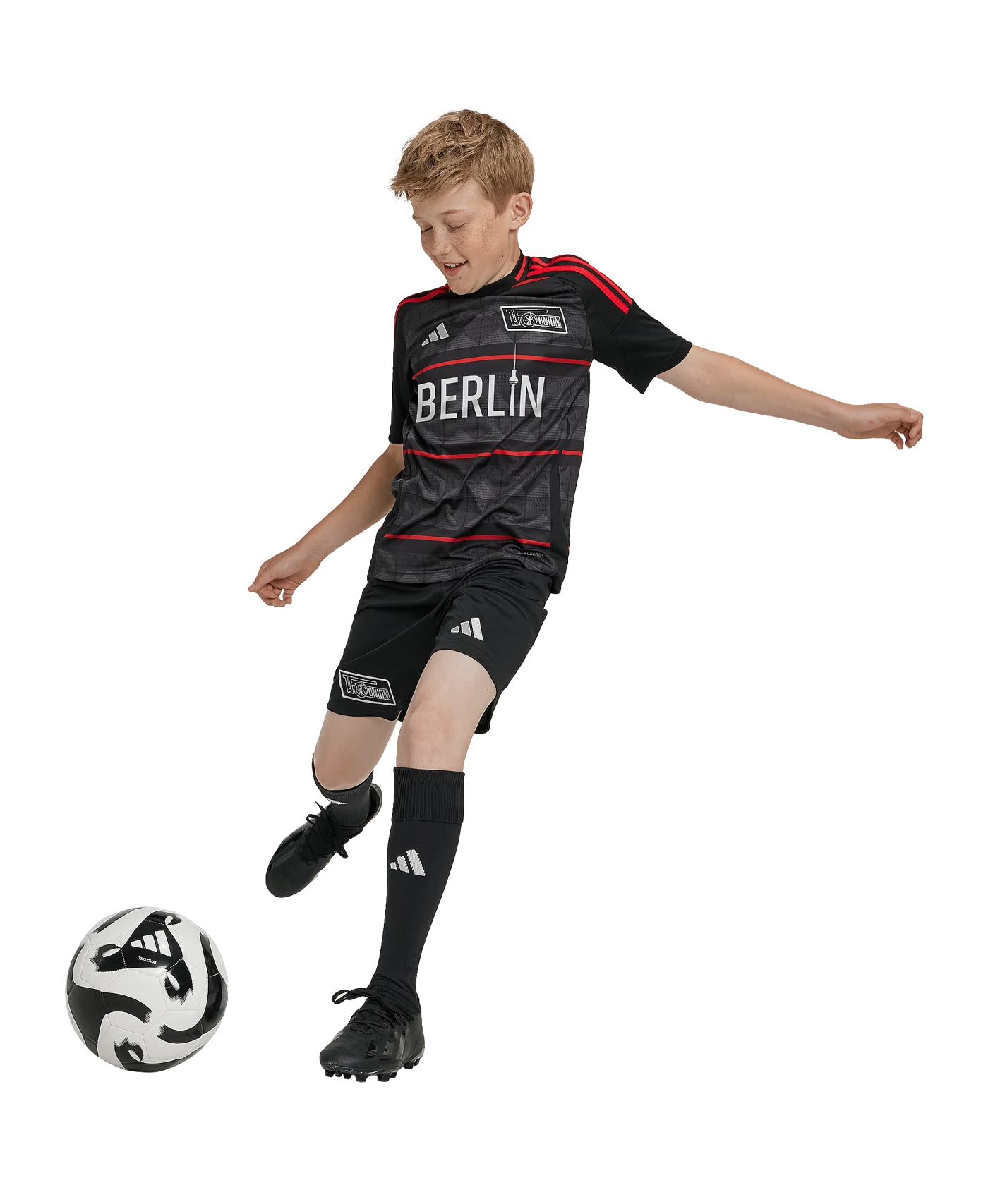 adidas 1. FC Union Berlin Trikot Away 2024/2025 Kids Schwarz