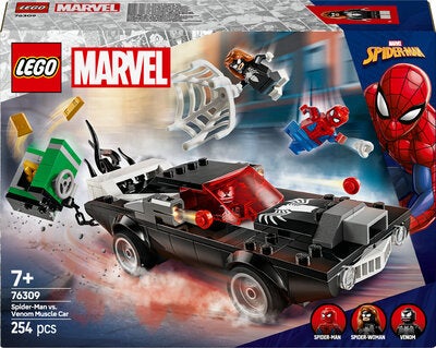 LEGO Super Heroes 76309 Spider-Man mot Venom med muskelbil