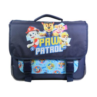Cartable Pat'Patrouille 38 cm - 2 compartiments - bleu - Bagtrotter