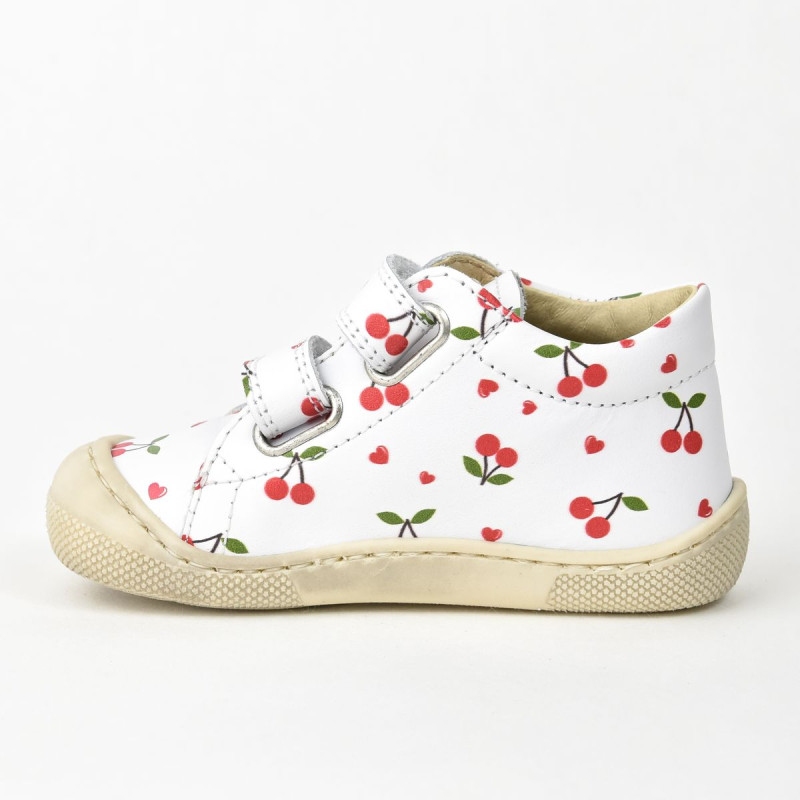 Naturino Naturino Barefoot Amur Velcros Print Pretty Cherries