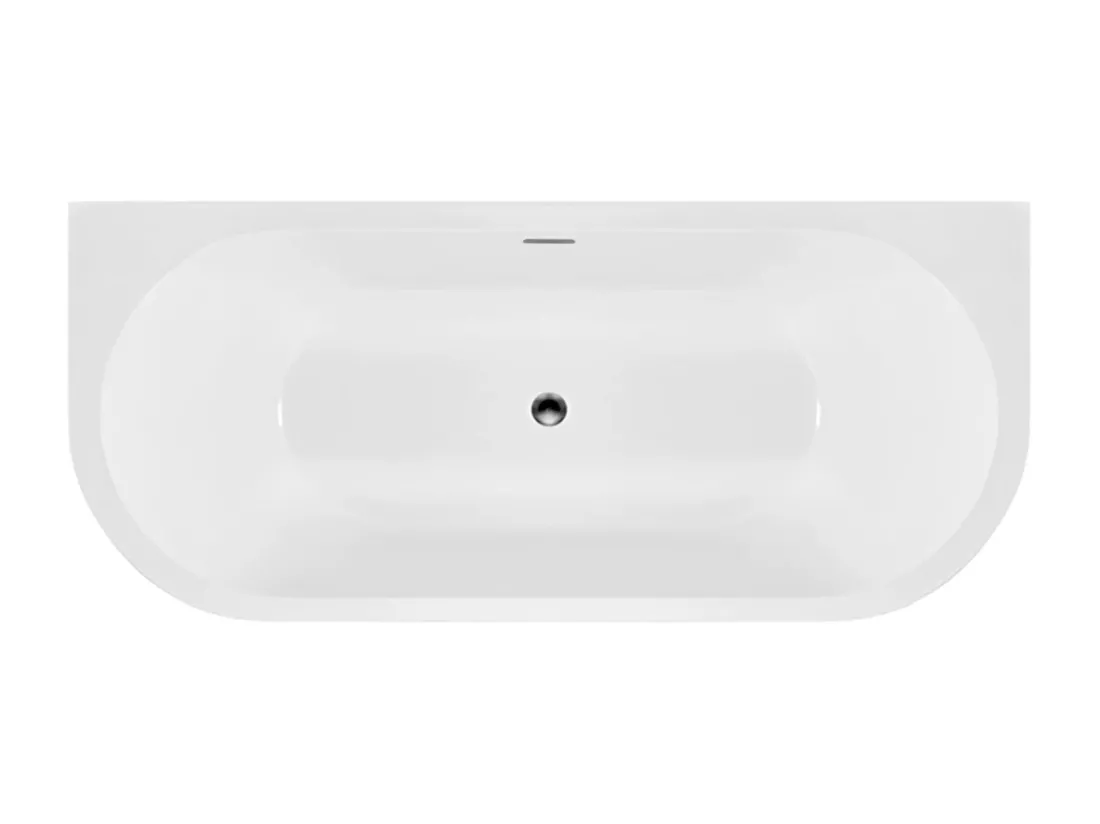 Baignoire Acrylique Murale Rea Capri 170Cm White