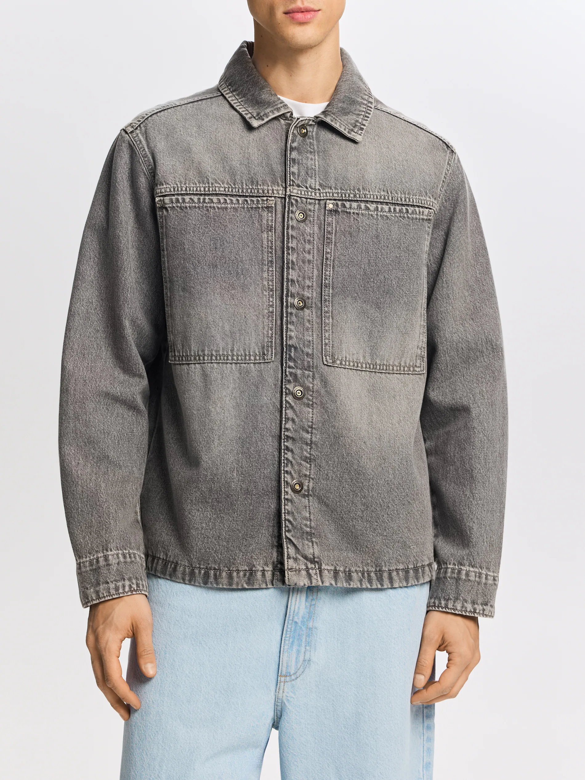 Hemd aus Denim im Comfort-Fit