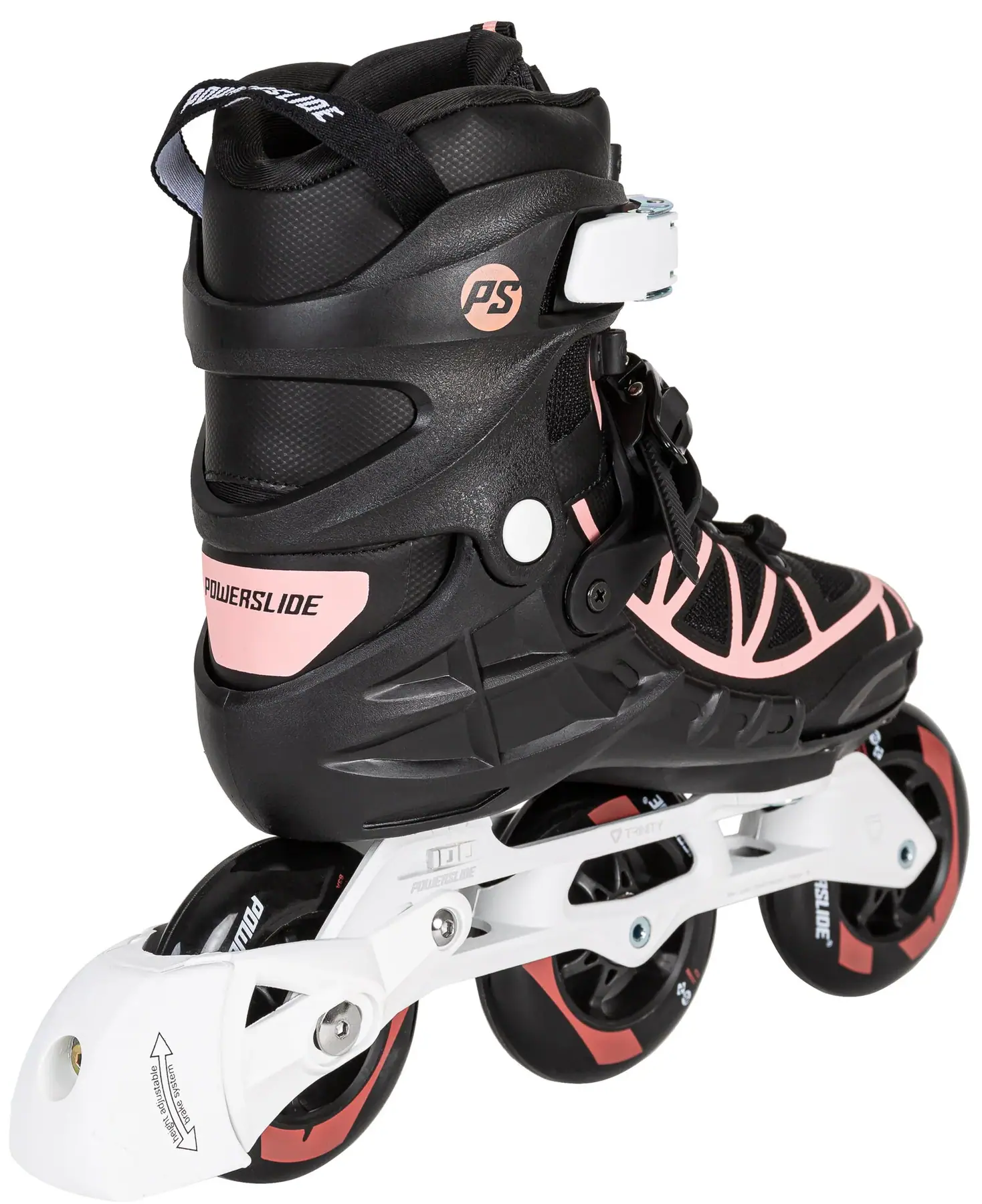 Powerslide Phuzion Argon Coral 100 Inline Rulleskøjter - Dame Inliners