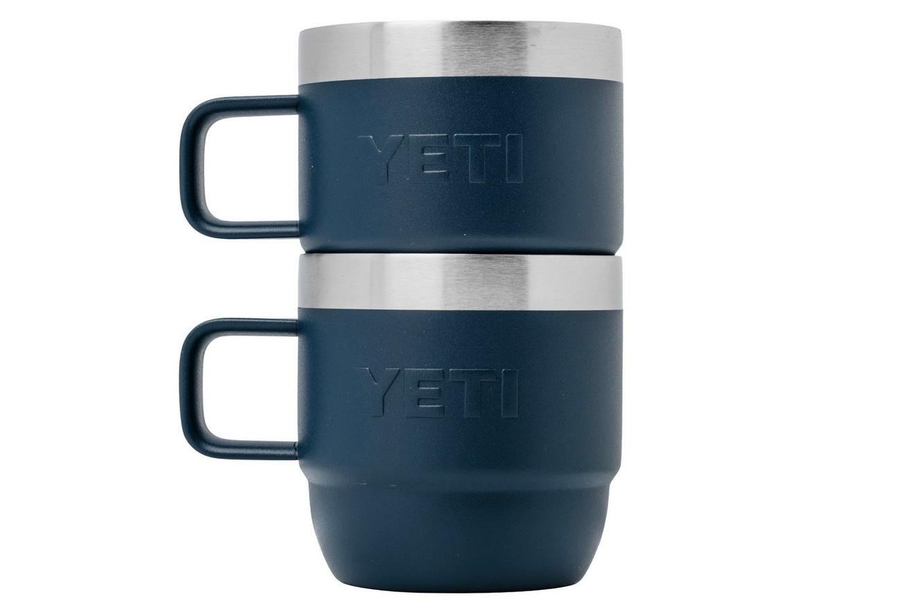 Yeti Rambler Stackable Mugs 6oz, Navy Blue, stapelbare thermosmokken, 177 ml