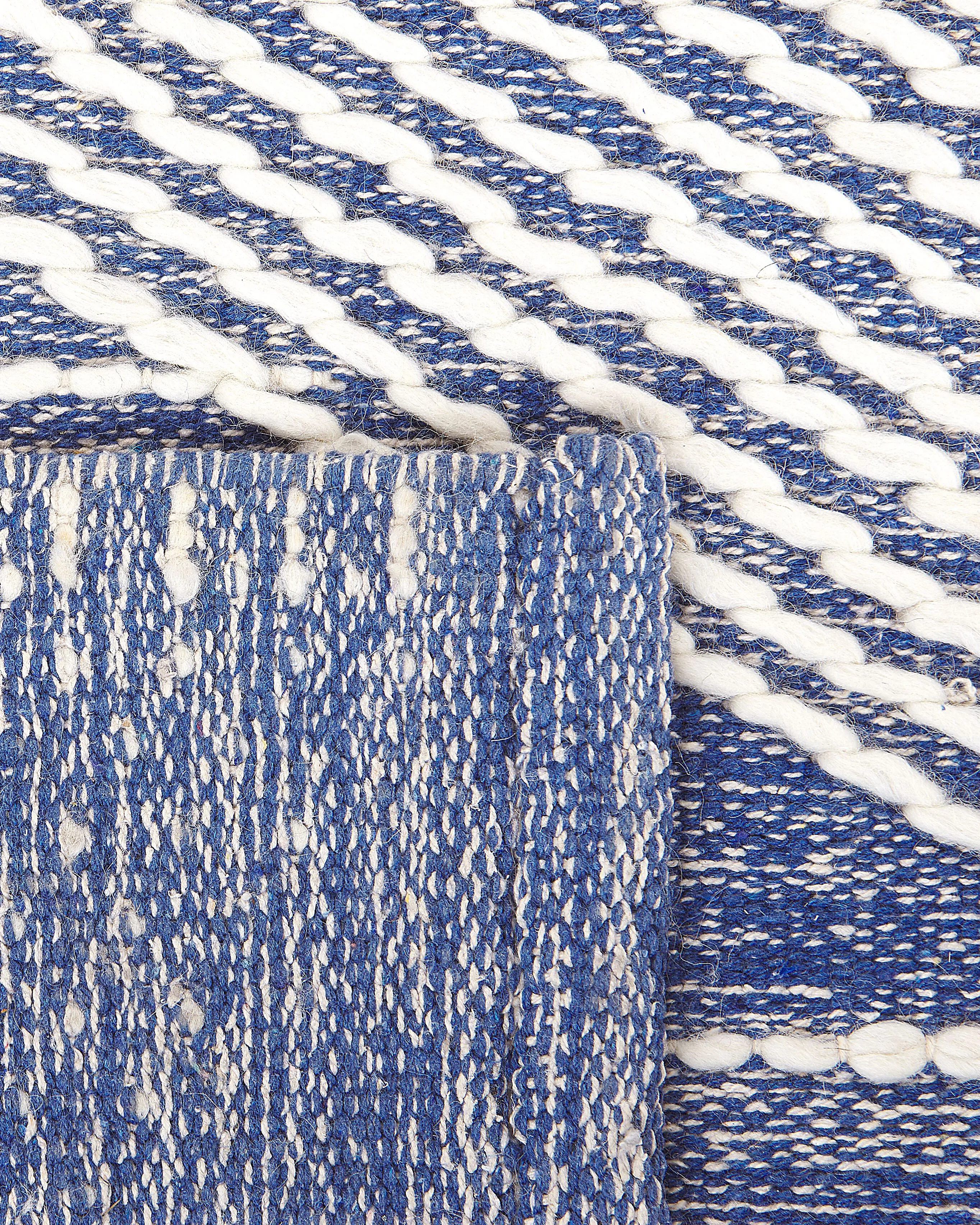 Vloerkleed DATCA Blauw 160 x 230 cm Wol