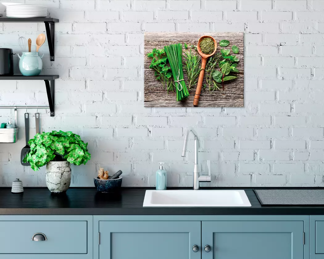 Wandbild 30 x 40 cm Fresh Herbs IV