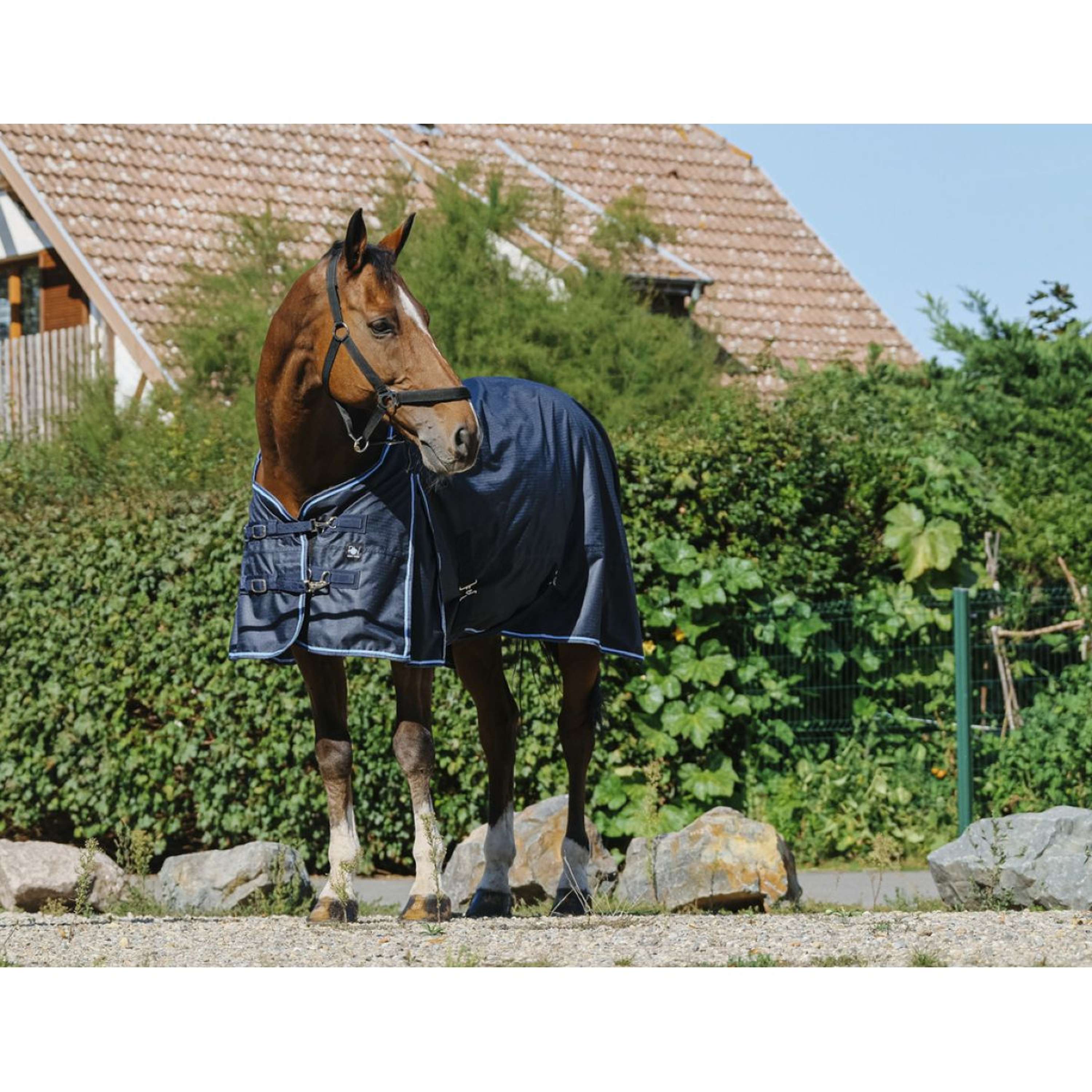 Riding World Outdoordeken ECO EasyClip 600D 0g Navy