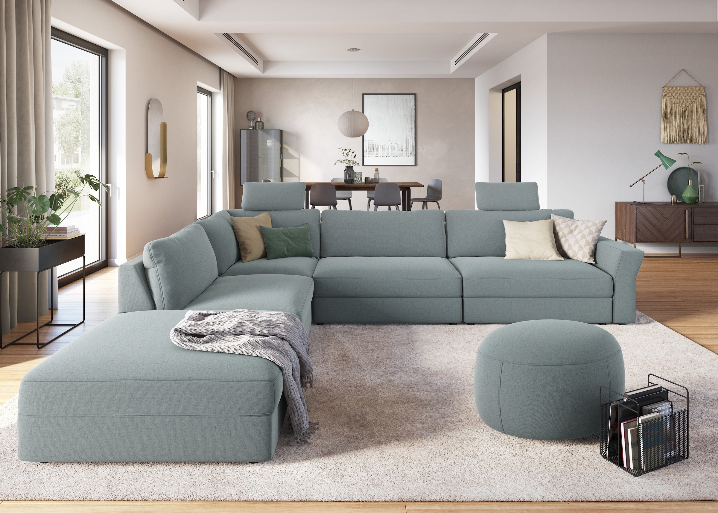 sit&more Hocker »Cadabra« Rundhocker, Durchmesser Sitzfläche 64 cm oder 104 cm