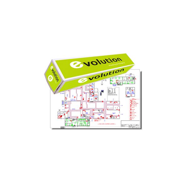 Evolution 2 un. Rolo de Papel Plotter 80g 420mmx50m - 1821172