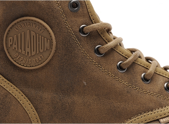 Palladium boots bottine homme pampa hi wax marron