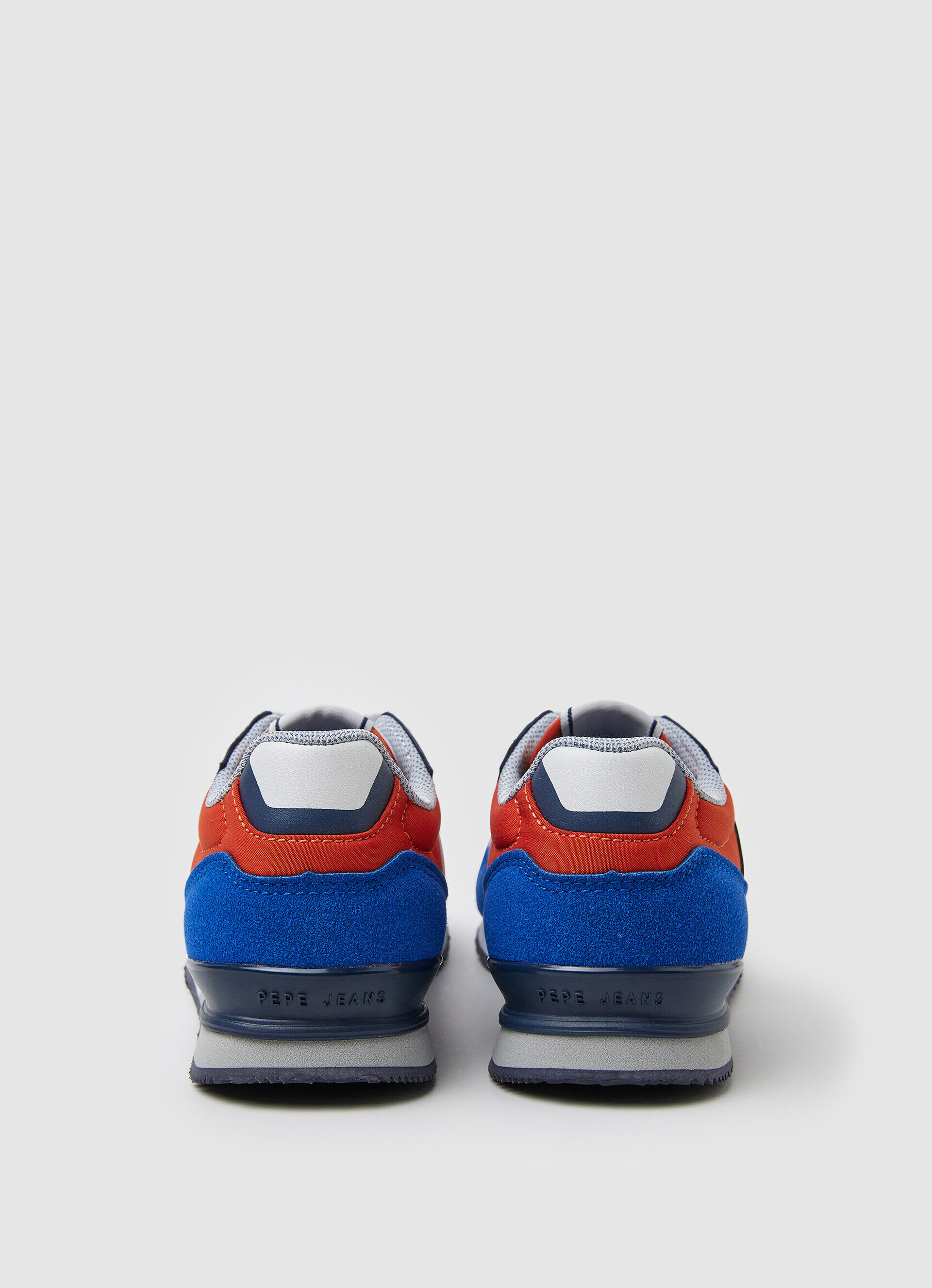 Sapatos combinados London May - azul vibrante