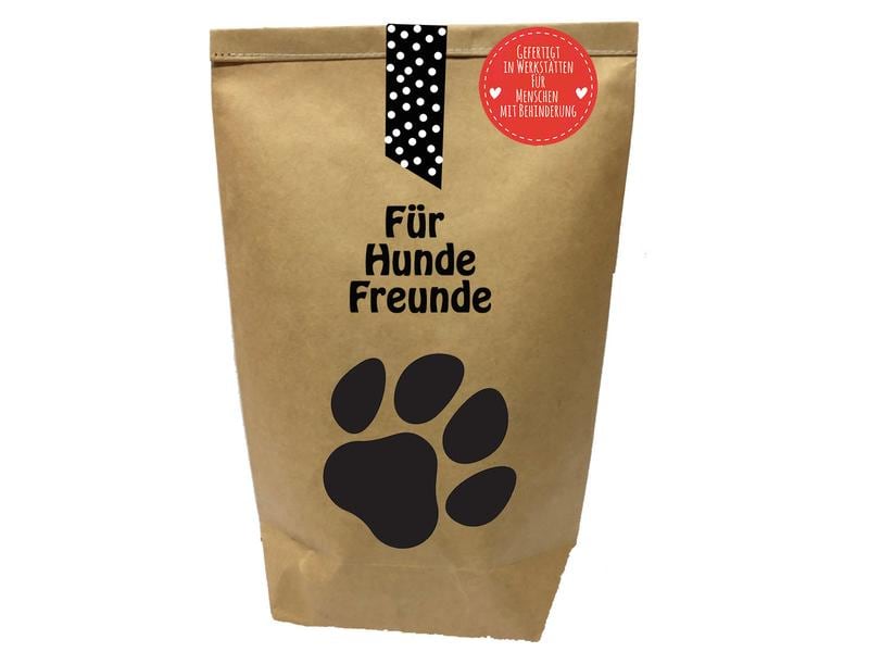 Wunderle Mitbringsel Wundertüte Hunde Freunde Geschenktüte für Hundeliebhaber