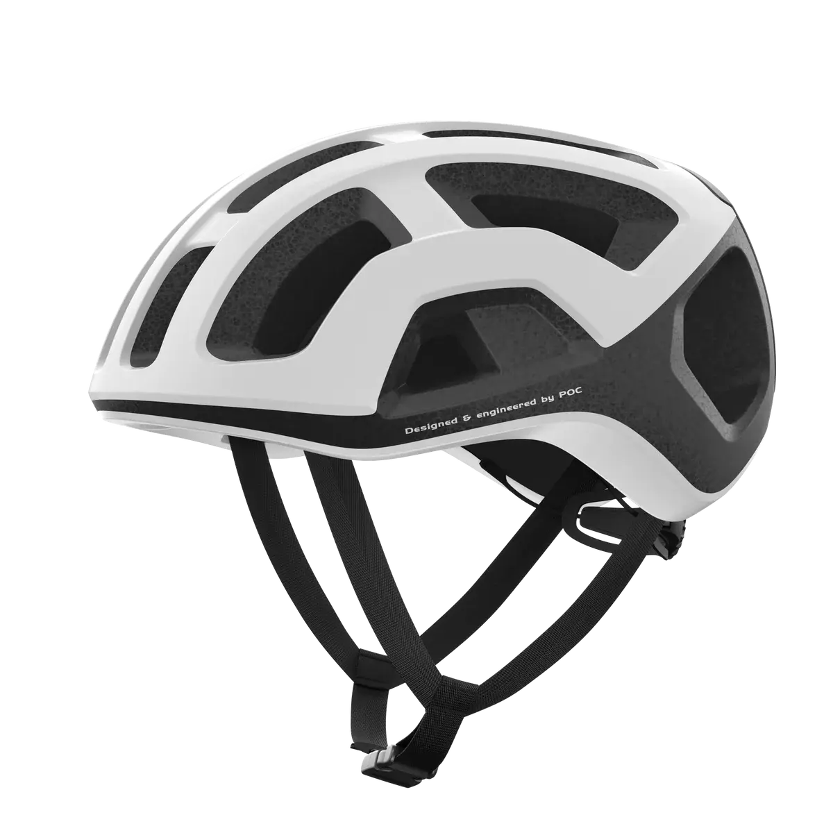 POC Ventral Lite Wide Fit Race Fietshelm Wit/Zwart