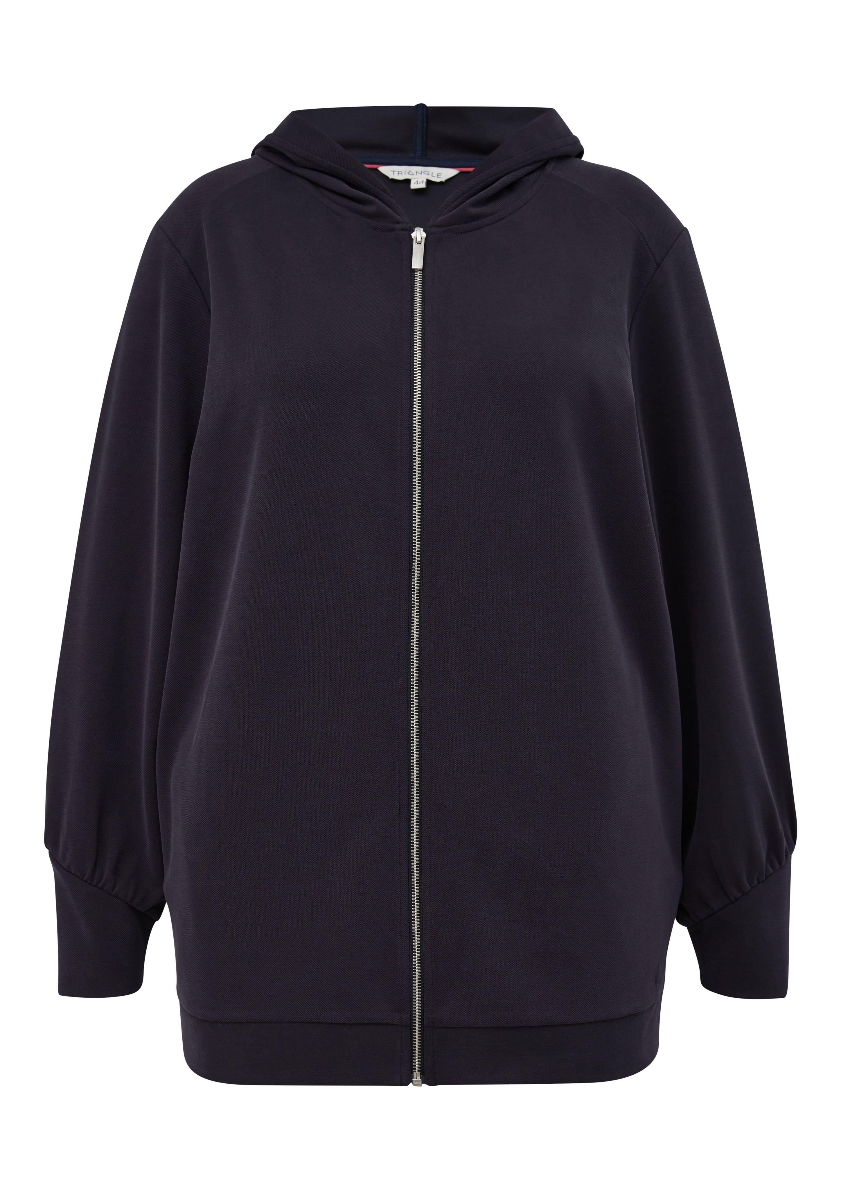 Kapuzenjacke aus festem Twill, mit Teilungsnähten