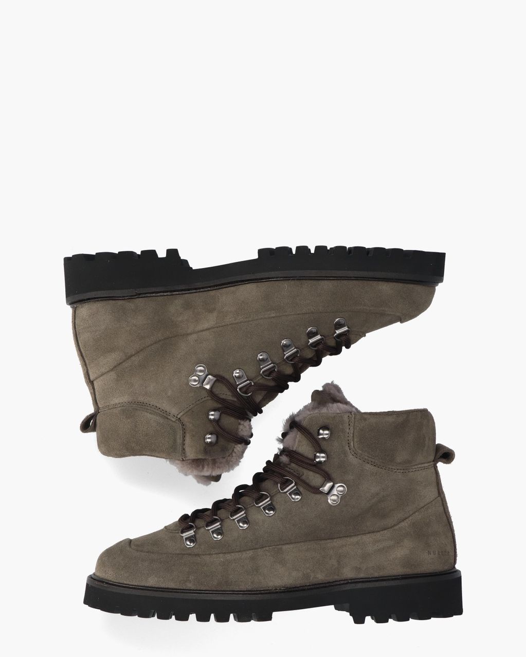 Nubikk Logan Chad Fur Taupe Heren Veterboots