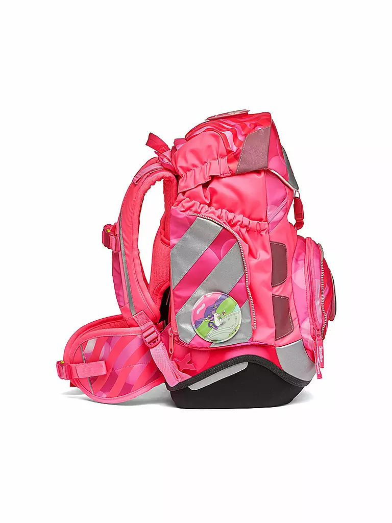 ERGOBAG Schultaschen Set 6 tlg Pack KuntBärbuntes Einhorn pink