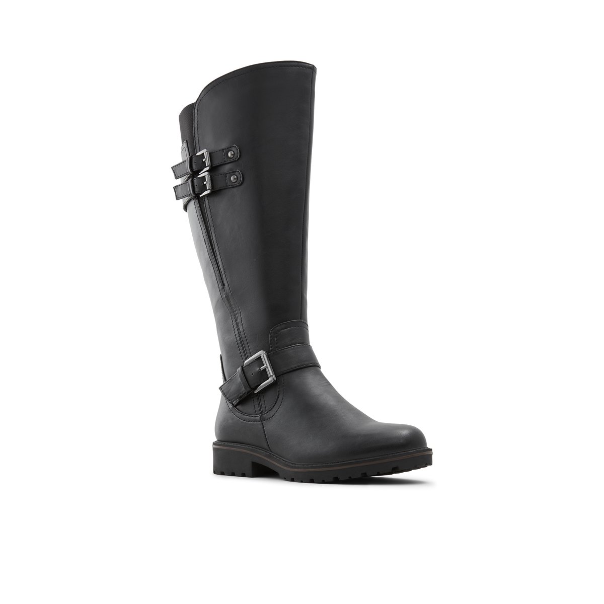 BANFF TRAIL-Etiliwen-w-Bottes mi-mollet - Talon plat - Noir