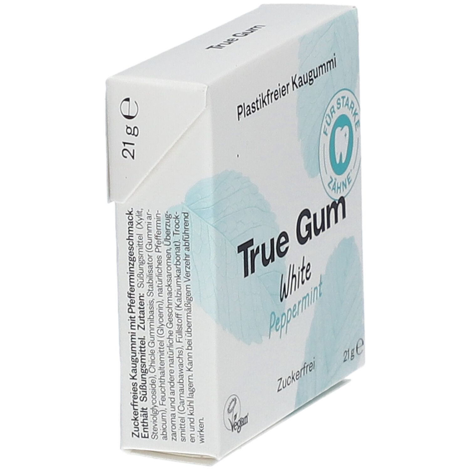 True Gum White Pfefferminz