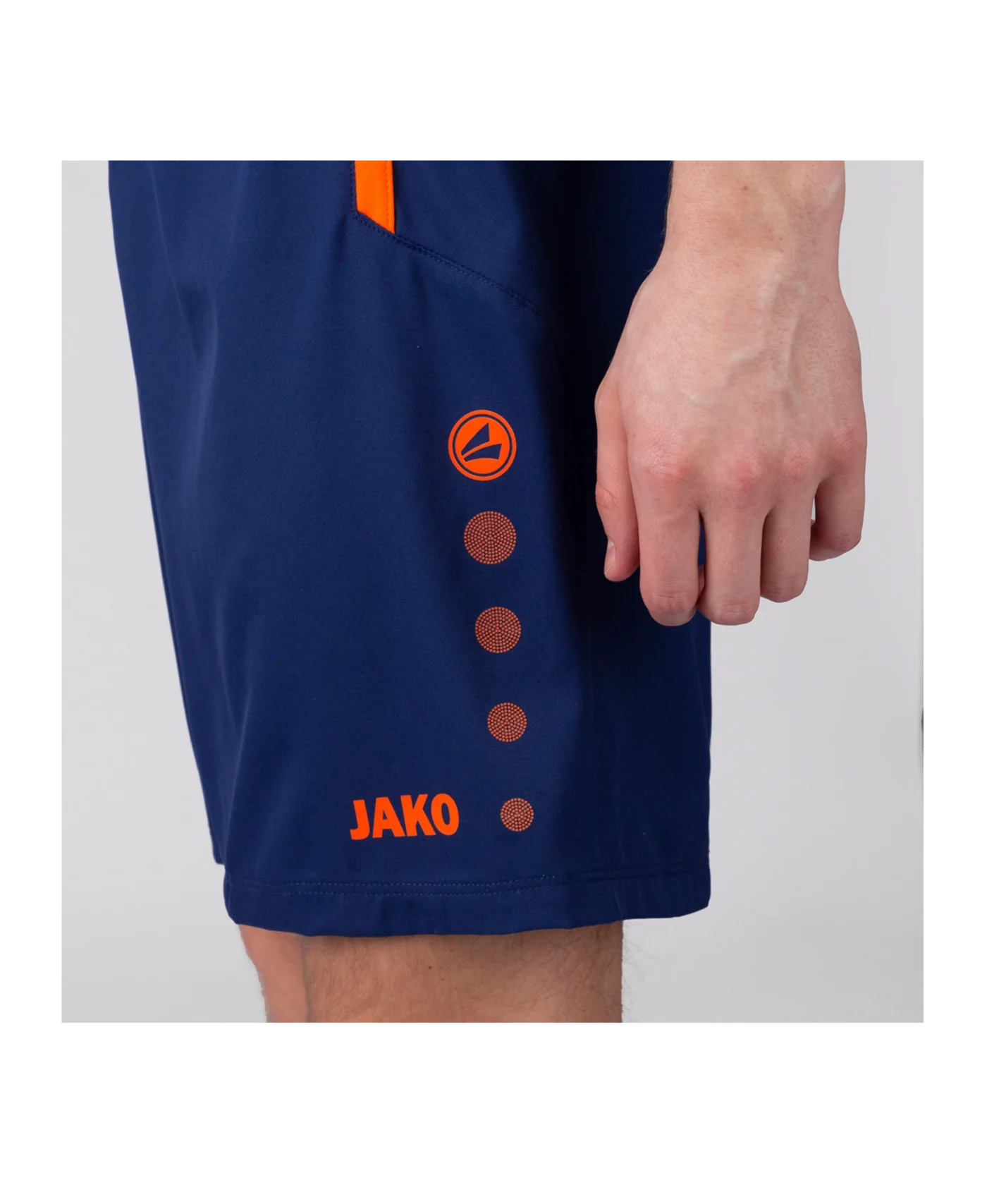 JAKO Allround Trainingsshort Blau Rot F932