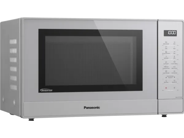 Panasonic NN-GT47KMGPG - Mikrobølgeovn med grill - 31 liter - 1000 W - sølv