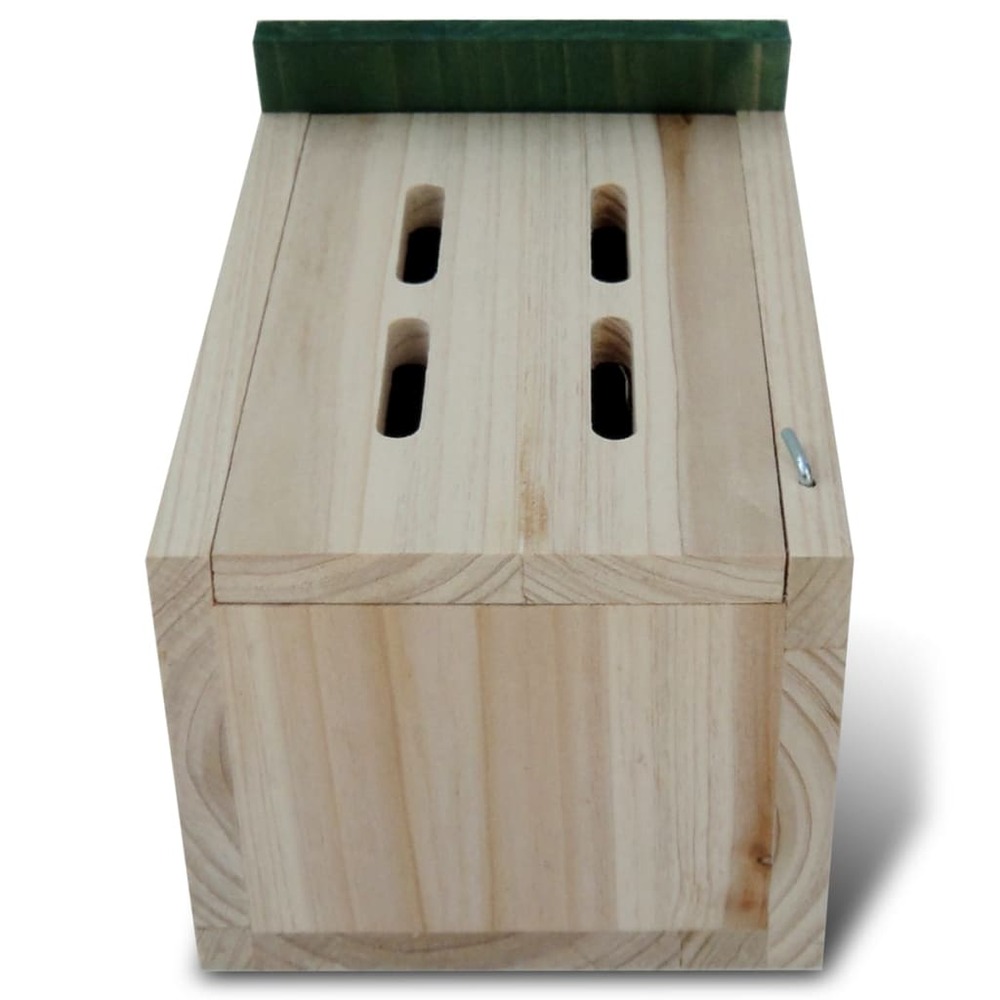 Maison pour papillons 8 pcs bois 14 x 15 x 22 cm