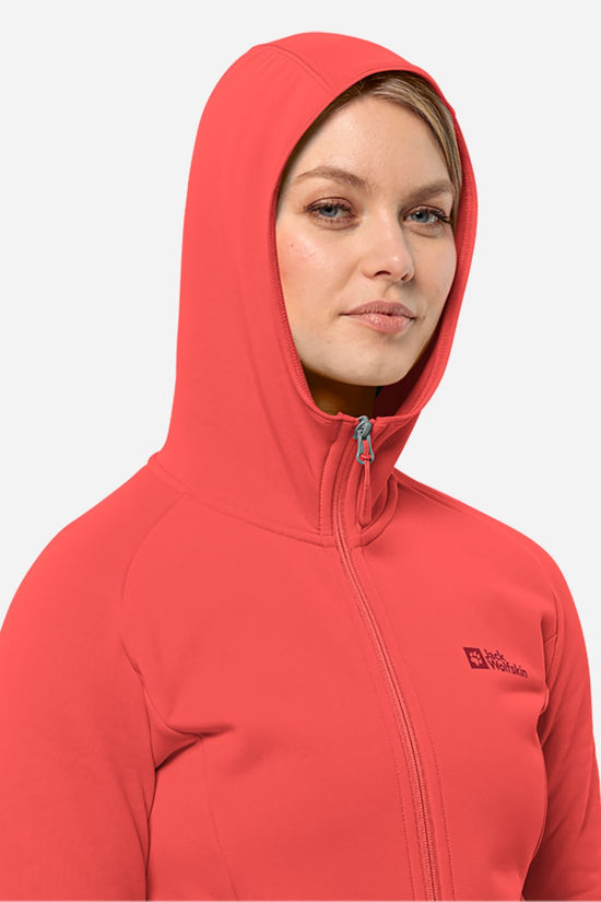 Jack Wolfskin Jack Wolfskin Baiselberg Hooded Fz W Fleecevest Dames
