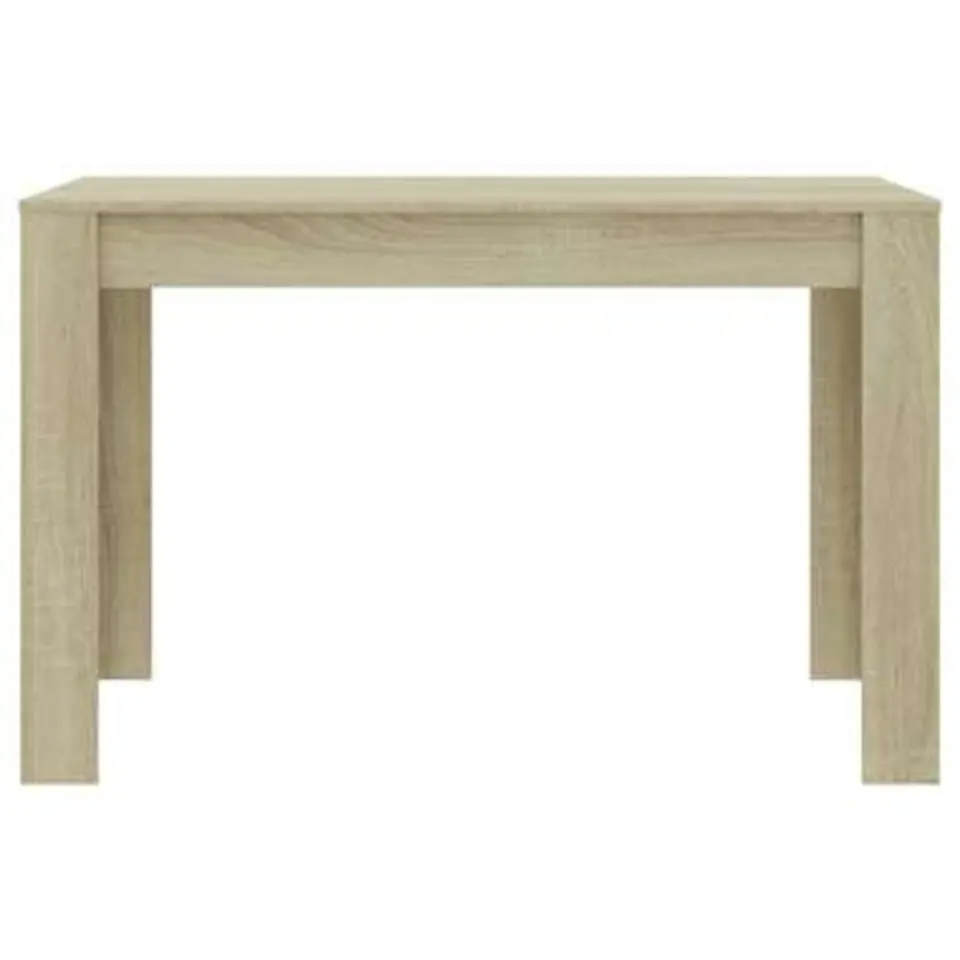 vidaXL - Eettafel - Bruin - Bewerkt hout