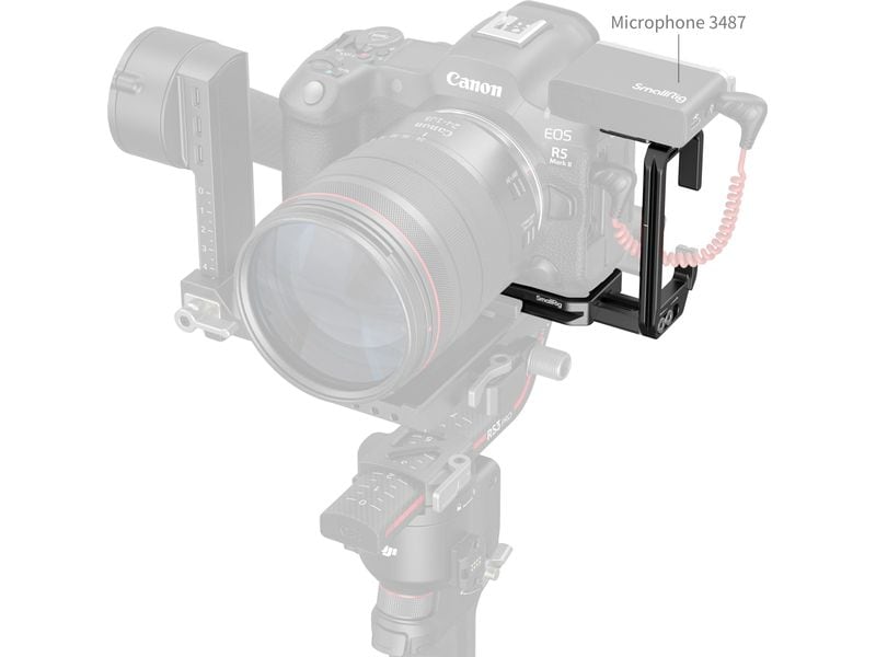 Smallrig L-Winkel Montageplatte für Canon EOS R5 Mark II Schützt die Kamera und bietet Anschlussmöglichkeiten