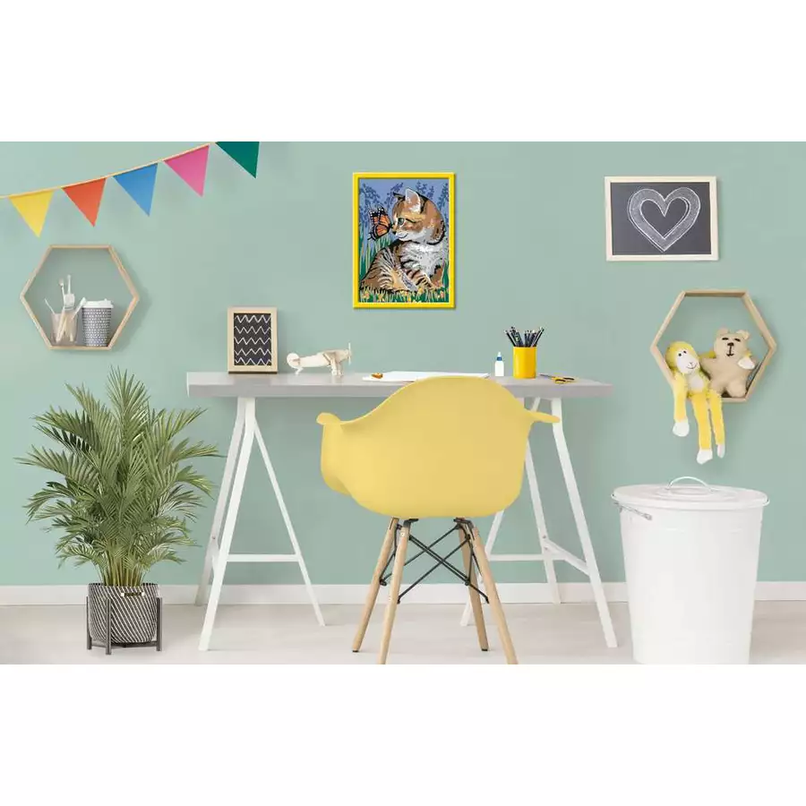 Ravensburger Katze mit Schmetterling bunt