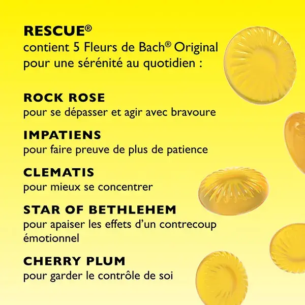Pastilhas de maçã e menta RESCUE