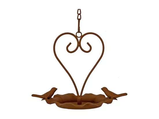 Mangeoire oiseaux suspendue Love 22 x 15 x 46 cm