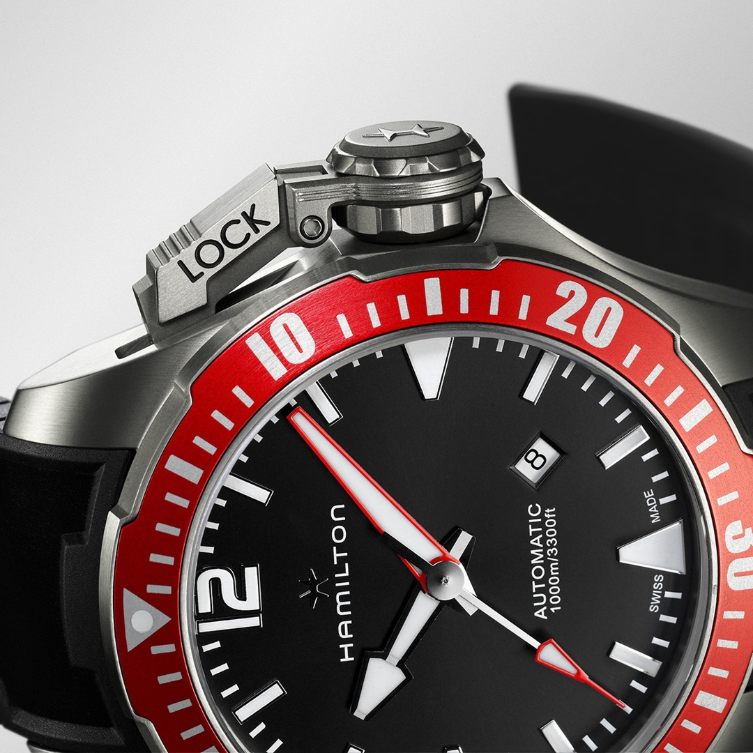 Hamilton Khaki Navy Frogman Titanium Auto