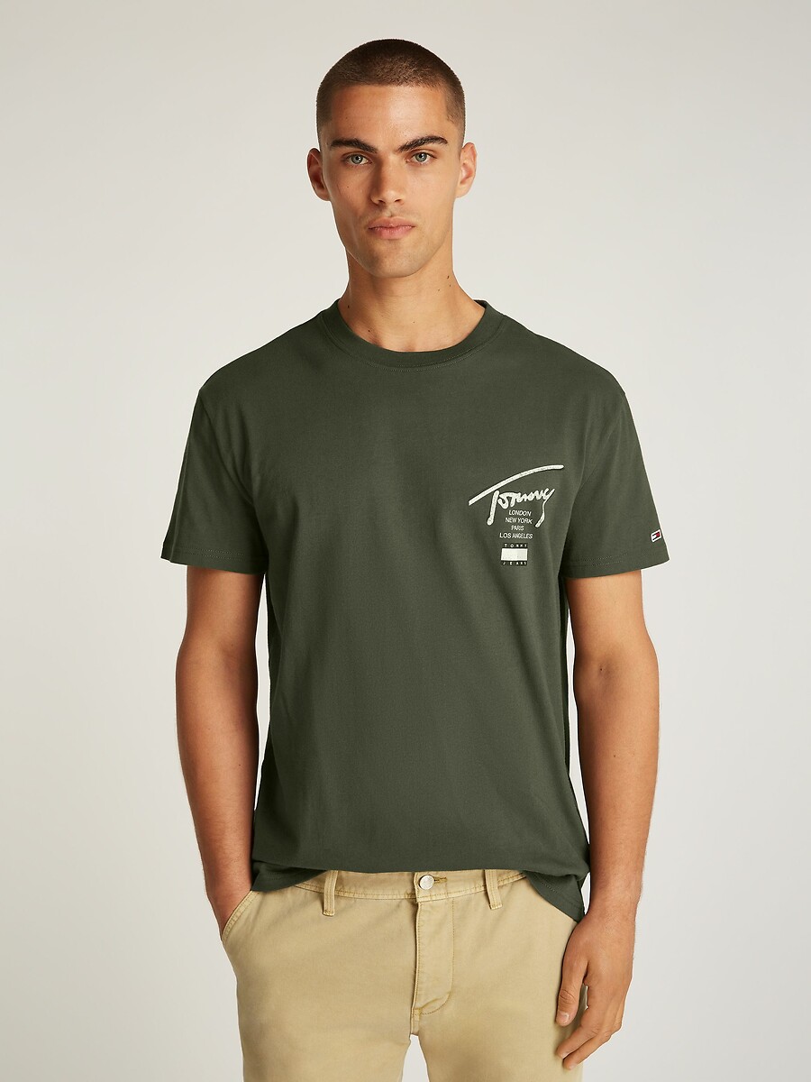 TOMMY JEANS<br>Camiseta de gola redonda exclusiva