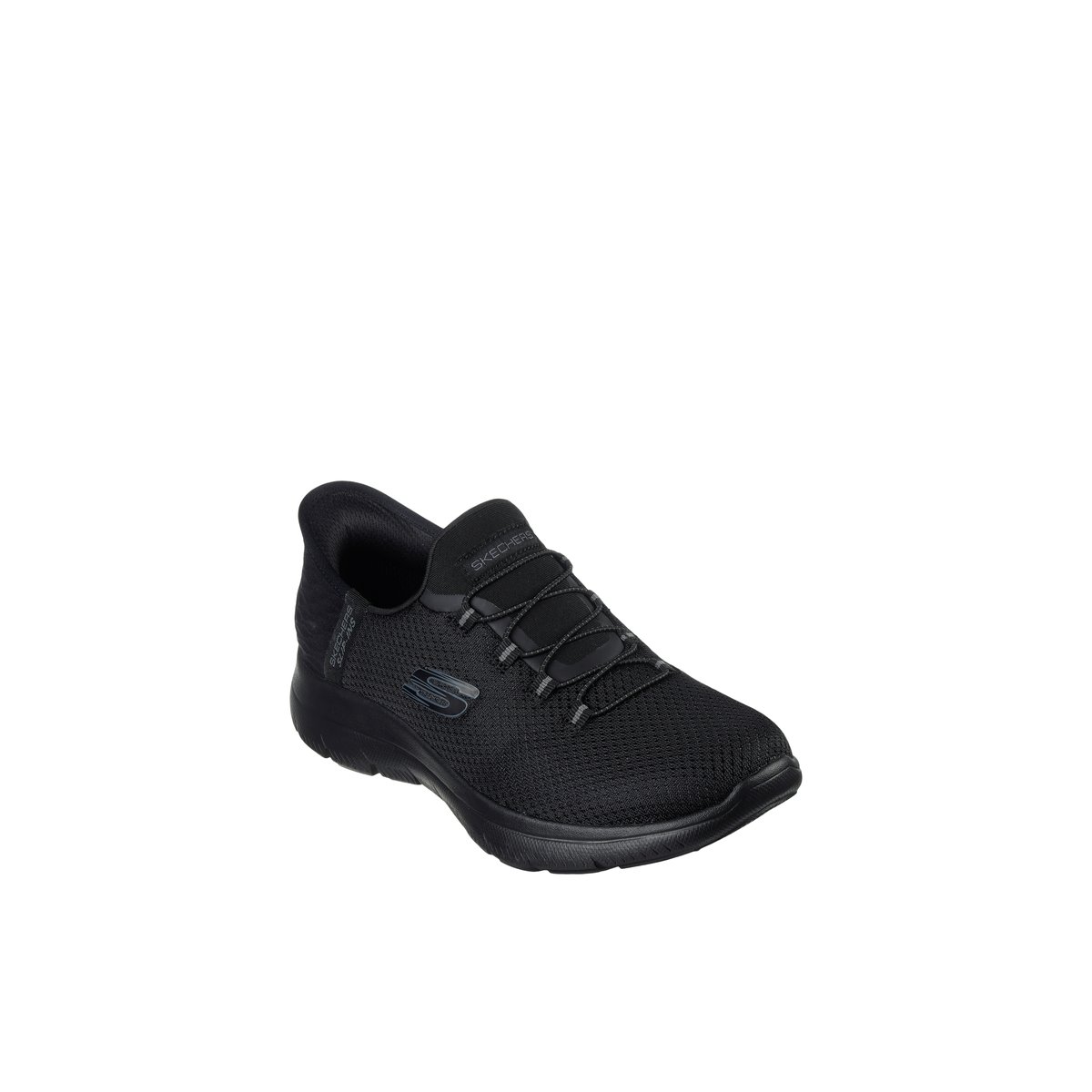 2X les points-Summits2-l-Baskets - Talon plat - Noir/Noir