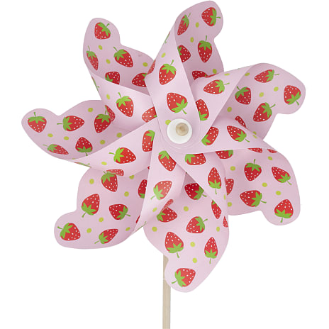 Mega mønstret vindmølle H: 90 cm - flere varianter - assorteret